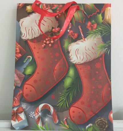 BOLSA DE REGALO NAVIDAD 40X30CM